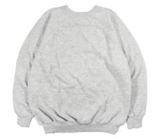 画像1: Used Hanes Raglan Sleeve Blank Sweat Shirt Ash made in USA (1)