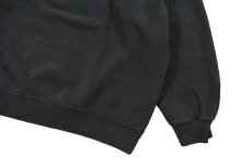 画像3: Used Hanes Raglan Sleeve Blank Sweat Shirt Black (3)