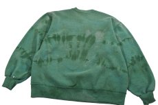 画像5: Used Russell Athletic Bleached Sweat Shirt Green made in USA (5)