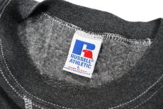 画像4: Deadstock Russell Athletic Sweat Shirt Over Dye Black made in USA (4)