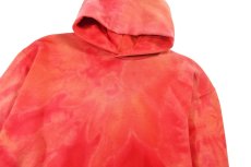 画像2: Used Russell Athletic Bleached Sweat Hoodie Red made in USA (2)