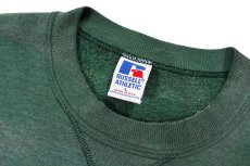 画像4: Used Russell Athletic Bleached Sweat Shirt Green made in USA (4)