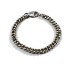 画像1: Vintage Italian Silver Bracelet #006 (1)