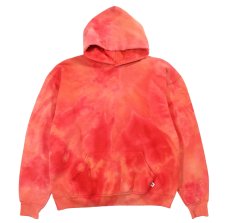 画像1: Used Russell Athletic Bleached Sweat Hoodie Red made in USA (1)