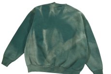 画像5: Used Fruit of the Loom Bleached Sweat Shirt Green made in USA (5)