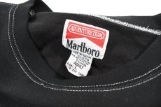 画像5: Used Marlboro Sweat Shirt Over Dye Black (5)