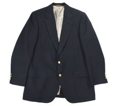 画像1: Used Sansabelt Blazer Navy  (1)