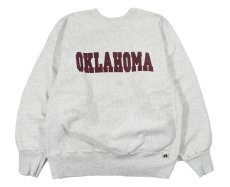 画像1: Used College Sweat Shirt "University of Oklahoma" made in USA (1)