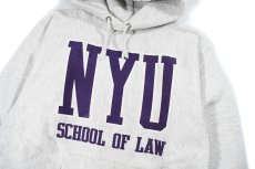 画像2: Used College Sweat Hoodie "New York University School of Law" made in USA (2)