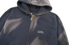 画像2: Used Carhartt Zip Sweat Hoodie Fade Navy (2)