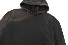 画像2: Used Carhartt Sweat Hoodie Fade Black (2)