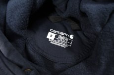 画像4: Used Carhartt Sweat Hoodie Fade Navy (4)