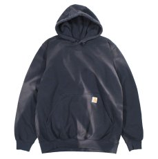 画像1: Used Carhartt Sweat Hoodie Fade Navy (1)