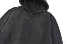 画像2: Used Carhartt Sweat Hoodie Fade Black (2)