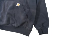 画像3: Used Carhartt Sweat Hoodie Fade Navy (3)