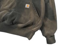 画像3: Used Carhartt Sweat Hoodie Fade Charcoal (3)