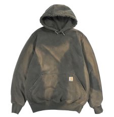 画像1: Used Carhartt Sweat Hoodie Fade Charcoal (1)