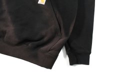 画像3: Used Carhartt Sweat Hoodie Fade Black (3)