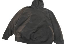 画像5: Used Carhartt Sweat Hoodie Fade Black (5)