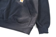 画像3: Used Carhartt Sweat Hoodie Fade Navy (3)