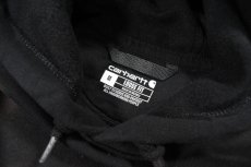 画像4: Used Carhartt Sweat Hoodie Fade Black (4)