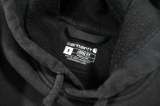 画像4: Used Carhartt Sweat Hoodie Fade Black (4)