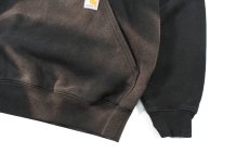 画像3: Used Carhartt Sweat Hoodie Fade Black (3)