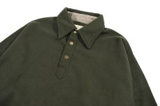 画像2: Used St John's Bay Fleece Polo Olive (2)