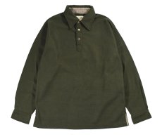 画像1: Used St John's Bay Fleece Polo Olive (1)