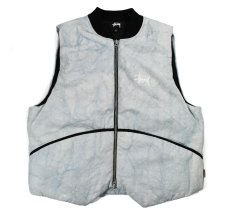 画像1: Used Stussy Washed Canvas Primaloft Vest (1)