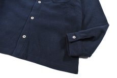 画像3: Used Gap Fleece Shirt Navy (3)