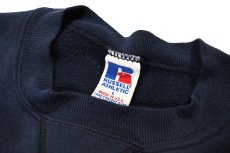 画像5: Used Russell Athletic Blank Sweat Shirt Navy made in USA (5)