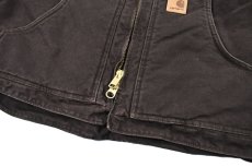 画像4: Used Carhartt Duck Ridge Coat Dark Brown (4)