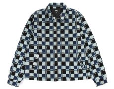 画像1: Stussy Brent Polar Fleece Jacket Blue (1)