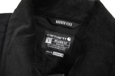 画像4: Used Carhartt Duck Unlined Chore Coat Black (4)