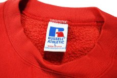 画像4: Used Russell Athletic Blank Sweat Shirt Red made in USA (4)