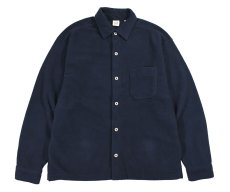 画像1: Used Gap Fleece Shirt Navy (1)