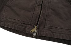 画像4: Used Carhartt Duck Ridge Coat Dark Brown (4)