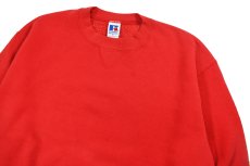 画像2: Used Russell Athletic Blank Sweat Shirt Red made in USA (2)