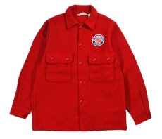 画像1: Used Boy Scouts America Wool Shirt Jacket made in USA (1)