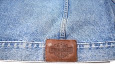 画像7: Used Biker Blues Harley-Davidson Denim Jacket made in USA  (7)