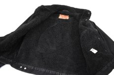 画像5: 96' Used Levi's Denim Sherpa Jacket Black made in USA (5)