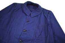 画像2: 60s Used French Work Twill Jacket (2)