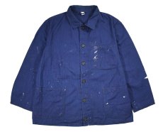 画像1: 60s Used French Work Herringbone Jacket (1)