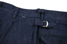 画像5: Fraizzoli Pleat Seamless Denim Slacks  (5)