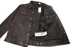 画像5: Levi's Leather Trucker Jacket Brown リーバイス (5)