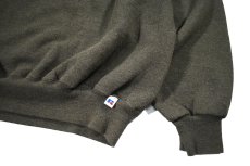 画像3: Used Russell Athletic Blank Sweat Shirt Olive (3)