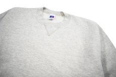 画像2: Used Russell Athletic Blank Sweat Shirt Oatmeal made in USA (2)