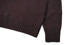 画像3: Calvin Klein V-Neck Knit Sweater Brown カルバンクライン (3)