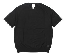 画像1: Calvin Klein Teck Knit T-Shirt Black カルバンクライン (1)